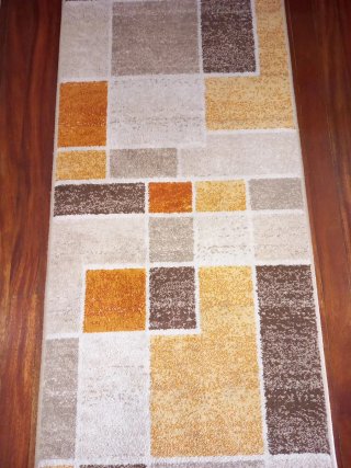 Tappeto da Corridoio Design Geometrico 67 x 250