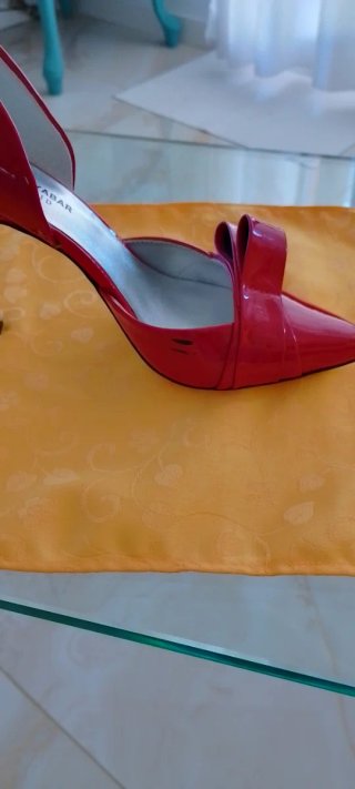 Zapatos de mujer tacón color rojo