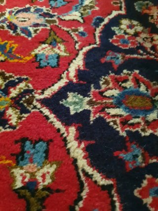 Alfombra estilo Persa Azul y Roja