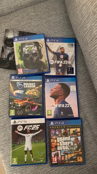 Juegos PS4 y PS5: Call of Duty, FIFA, GTA V, Rocke