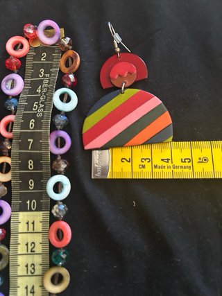 Conjunto Pendientes y Collar Multicolor
