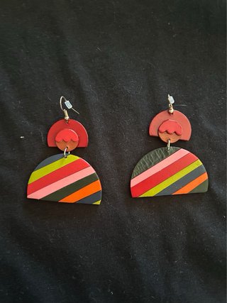 Conjunto Pendientes y Collar Multicolor