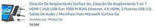 NUEVO - Hub Surface Go 5 en 1