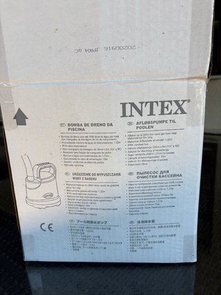 Bomba de drenaje Intex para piscina