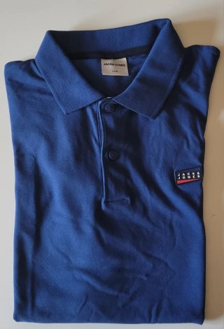 Polo Jack & Jones azul talla M