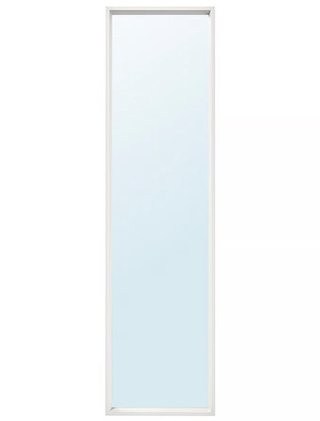 Espejo de pared blanco