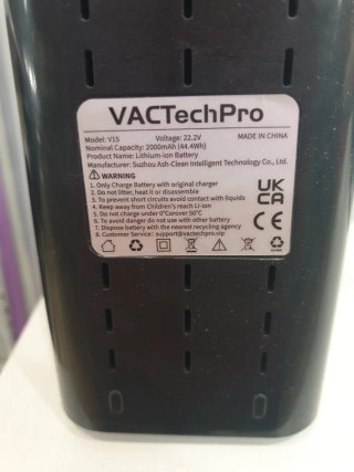Aspirador Vac Tech Pro (faltan accesorios)