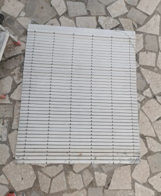 Persiana exterior enrollable 96 x 116