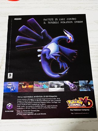 Locandina Pokémon Gale of Darkness 2005 Lugia