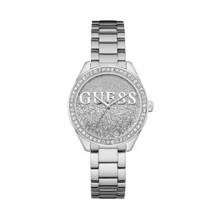 Reloj Guess plateado con brillantes