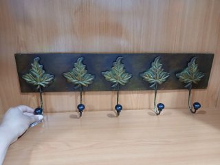 Perchero de Pared Vintage Hojas Hojalata 640513926