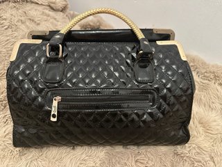 Borsa Chanel Nera in Pelle Scamosciata Dorata