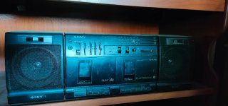 Radio Cassette Sony CFS-W390L Negro
