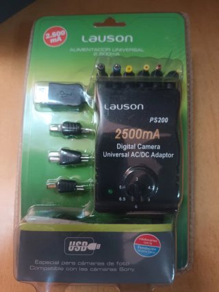 Adaptador Universal Lauson PS200 2500mA