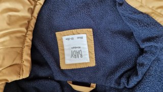 Cazadora mostaza unisex 12-18 meses