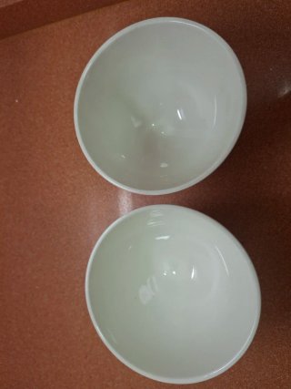 2 Boles Vintage Porcelana Decorados