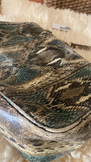 Borsa Moschino originale con stampa serpente