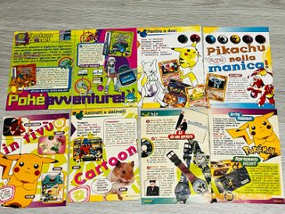 Set 27 Ritagli Locandine Pokemon 13x18 cm