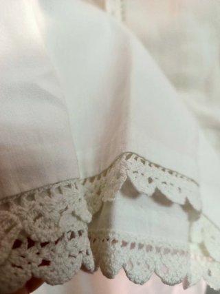 Camisón antiguo de algodón