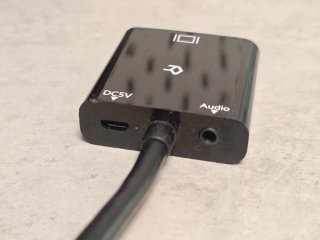 Adattatore VGA a HDMI con Audio