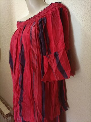 Conjunto pantalón y blusa estampado
