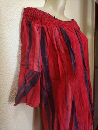 Conjunto pantalón y blusa estampado