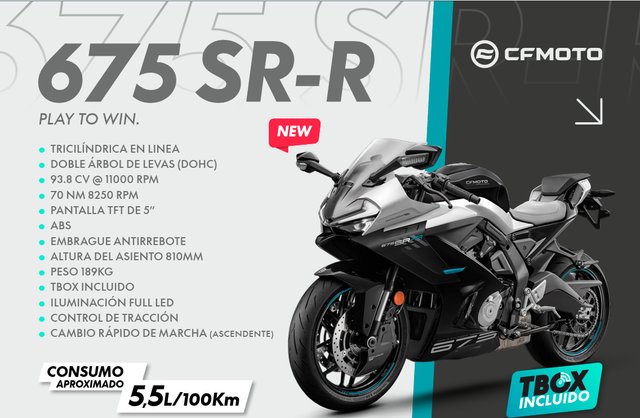 CFMOTO 675 SR-R (Nueva)