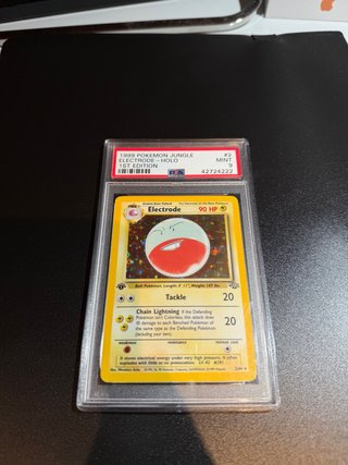 Carta Pokémon 1999 Jungle Electrode Holo 1st Ed.