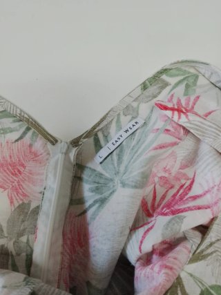 Mono largo estampado tropical