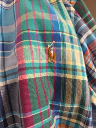 Camisa Polo Ralph Lauren cuadros multicolor