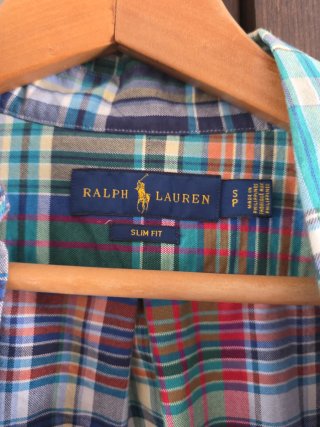 Camisa Polo Ralph Lauren cuadros multicolor