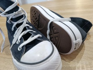 Converse plataforma negras talla 39