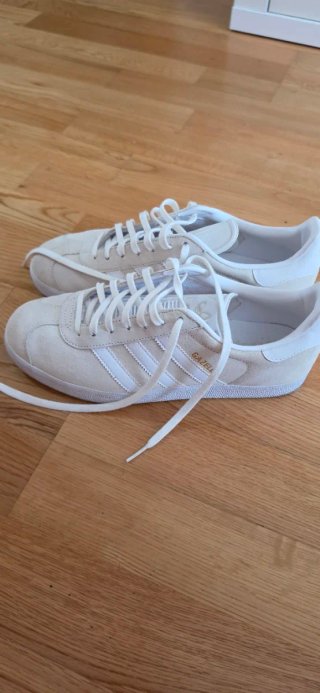 Adidas Gazelle Beige/Blanco