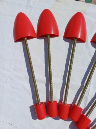 Cunas para zapatos rojas (6 unidades)