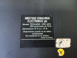 Ordenador Amstrad CPC 472