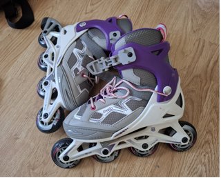 Patines en línea y protecciones Talla 35 a 38