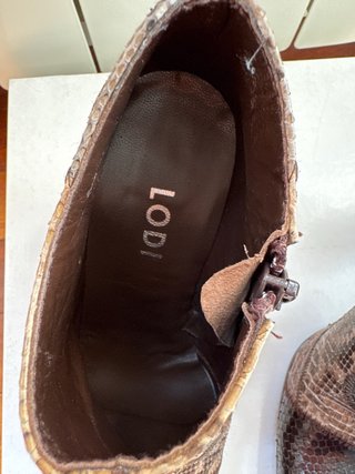 Botines piel tacón 9cm sin estrenar