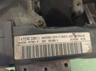 Seat 42777 motor completo asy ibiza (6l1) 1.9 sdi