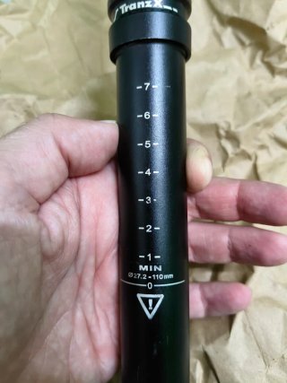 Tija telescópica Tranz X 27.2 400mm