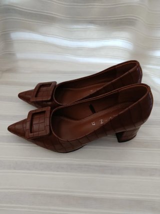 Zapatos de tacón Marypaz marrones talla 37