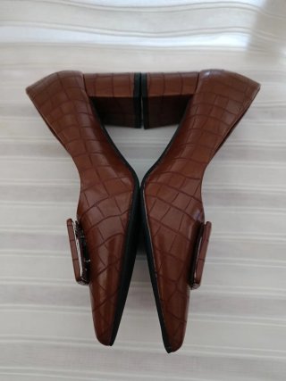 Zapatos de tacón Marypaz marrones talla 37