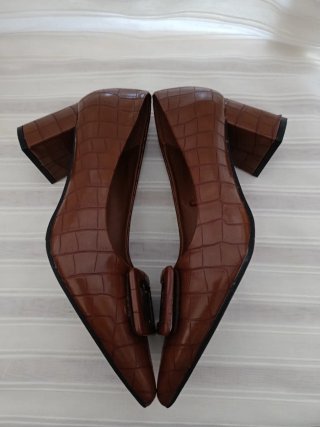 Zapatos de tacón Marypaz marrones talla 37