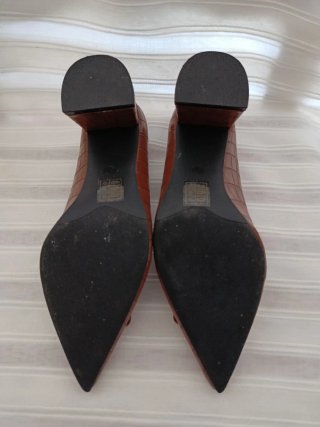 Zapatos de tacón Marypaz marrones talla 37