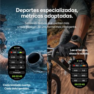 Smartwatch GPS deportivo KSIX Explorer2 PRECINTADO