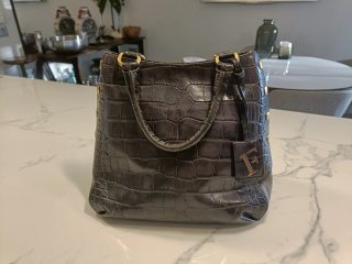 Bolso Furla  Piel Gris/Marron