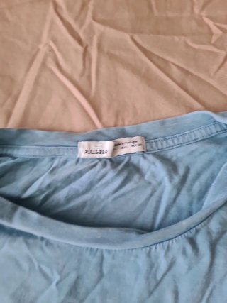 Camiseta Pull&Bear azul talla M