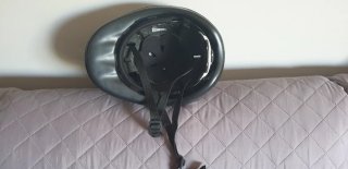Casco y Pantalón Hípica Talla S Negro