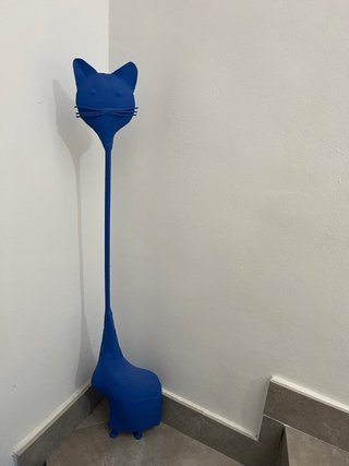 Figura decorativa gato azul