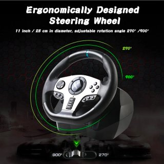 Volante PXN V9 Racing Wheel + Pedali + Cambio