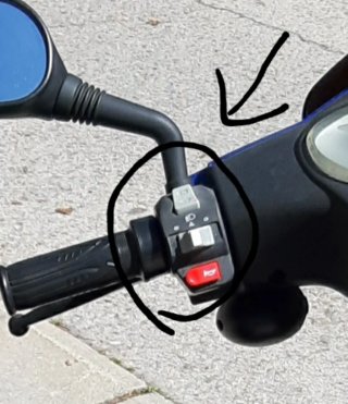 Botonera Izquierda Moto